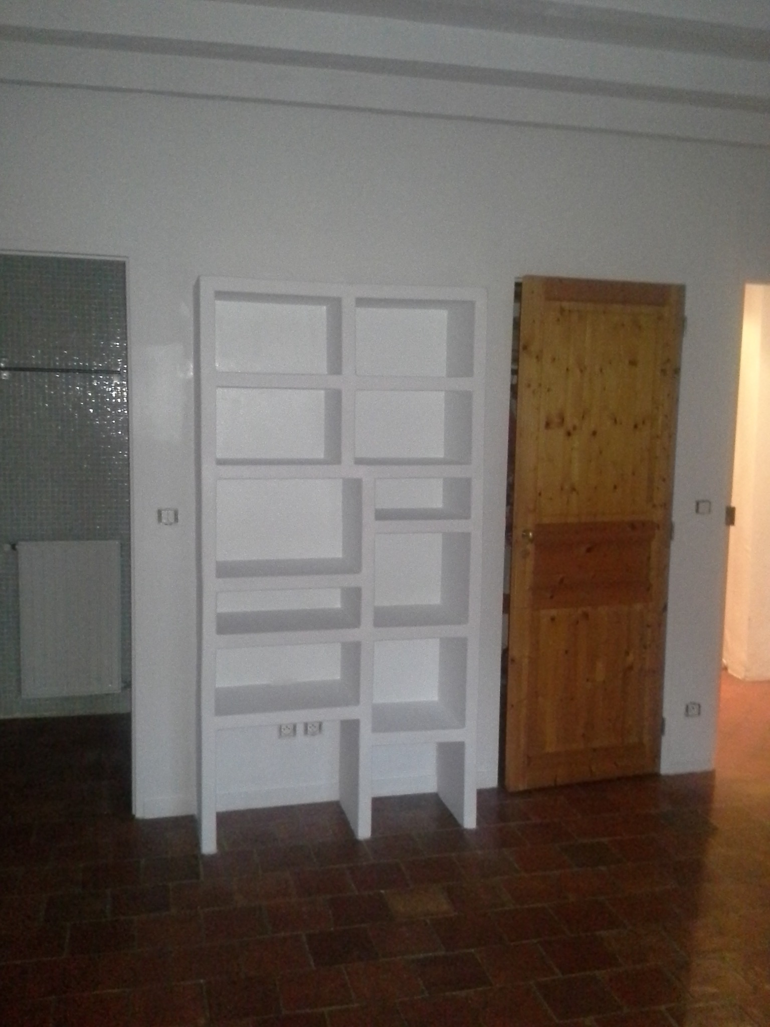 Étagère sur mesure en Siporex